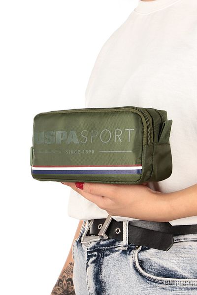 U.S. Polo Assn. Geantă de școală verde - 24445-24438-2440-24436-24442 Suport stilou