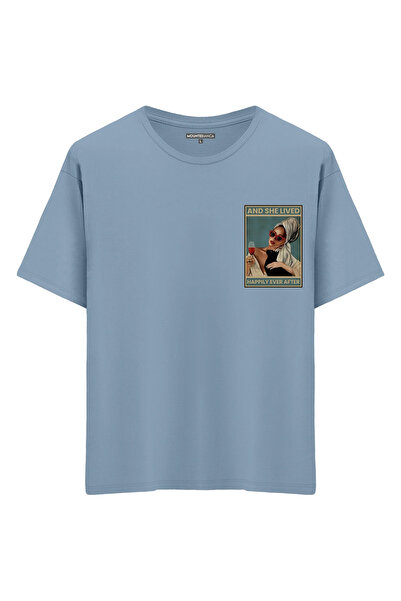 Mounte Bianca I živela je Oversize kroj T-shirt