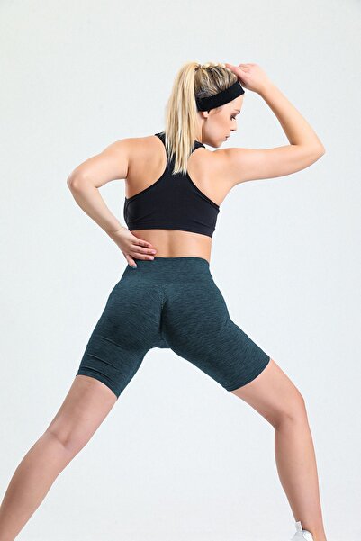 gymhams Push Up and Hip Shaping Gathered Cycling Shorts