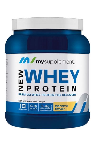 MYSUPPLEMENT 414gr Banana Flavored Whey Protein - 18 Servings