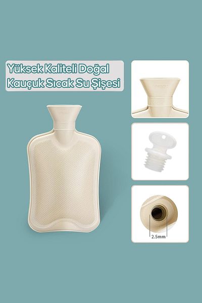 obrigado Large Size Hot Water Bag Rubber 2 Liter Hot Cold Quality Water Bag