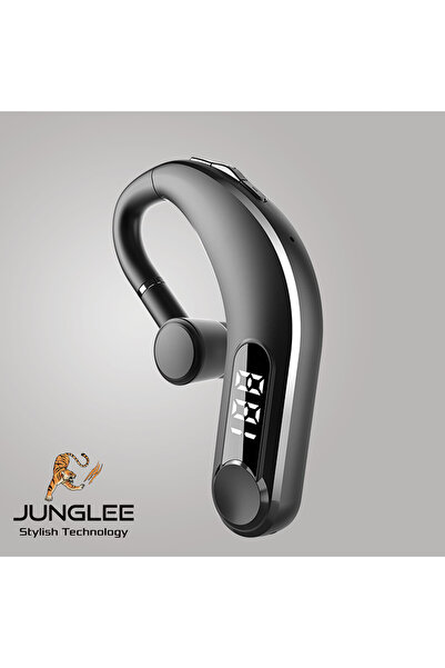 JUNGLEE Mikrofonlu Kablosuz Tek Bluetooth Kulaklık Uzun Şarj Süresi Sporcu Ve Konuşma Ve Müzik Dinleme