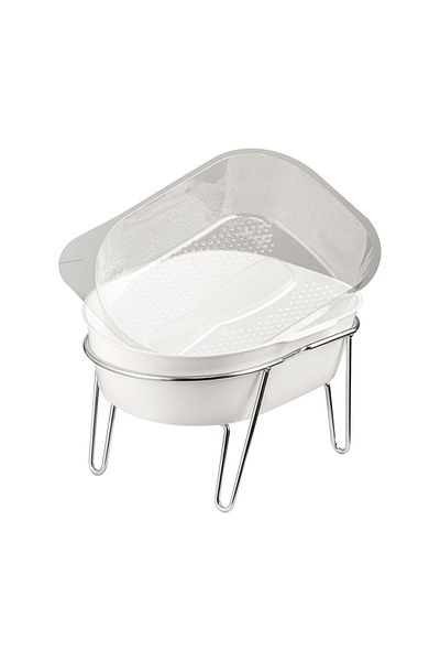 Zimpfile Pedicure Basin with Chrome Feet