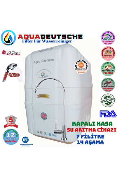 AQUA DEUTSCHE SPECIAL PLUS BEYAZ 12 Lt.7 FİLİTRE 14 AŞAMA GÜMÜŞ İYON TATLANDI...