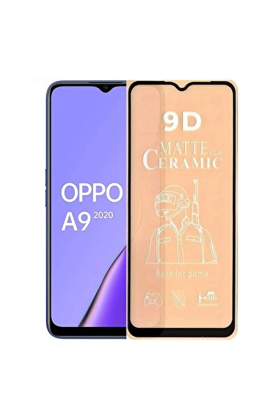 ZETT OPPO A9 2020 Uyumlu MAT Seramik Nano Kırılmaz Ekran Koruyucu - Anti Stat...