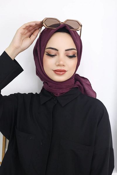 Huzurlu İpek Islamic Women's Bamboo Crush Scarf