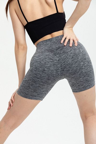 gymhams Jambiere negre cu talie înaltă - Extra Push Up Seamless Shaper