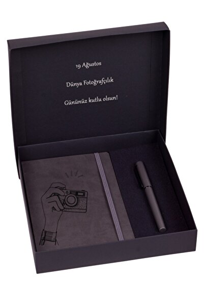 Kitaplı Hediye Premium Ajanda Kalem Seti / Kişiye Özel Ajanda Kalem
