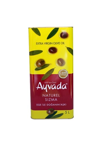 Ayvada Ayvalık Soğuk Sıkım Natürel Sızma Zeytinyağı 5lt