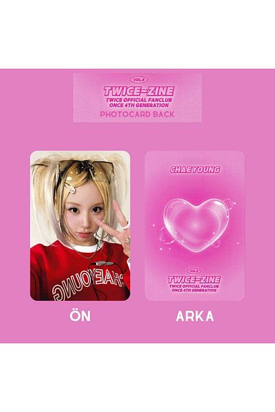 Kpop Dünyasi مجموعة أجهزة الكمبيوتر الشخصية TWICE ''Twice-Zine Vol4''
