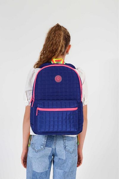 KAUKKO Rucsac matlasat albastru bleumarin - K1773