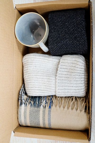 Huge Home Valentine's Day Gift for Boyfriend - Scarf Gift Set - Gift for Man