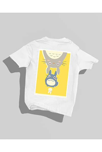 Nulivez Totoro Design My Neighbor - Back Printed High Quality Unisex Oversize...
