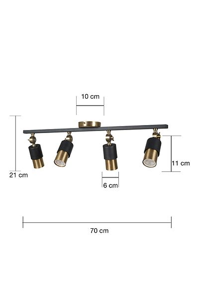 Bozyaka Aydınlatma Lotus 4-piece Decorative Antique and Black Movable Wall Sconce - Sunshine Led Bulbs Included