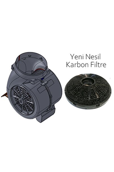 Arçelik Ade 606 S Davlumbaz Yeni Nesil Kömürlü Karbon Filtre Seti( 2 Adet)