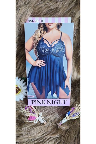 SATTENS Cămașă de noapte Plus Size pentru femei