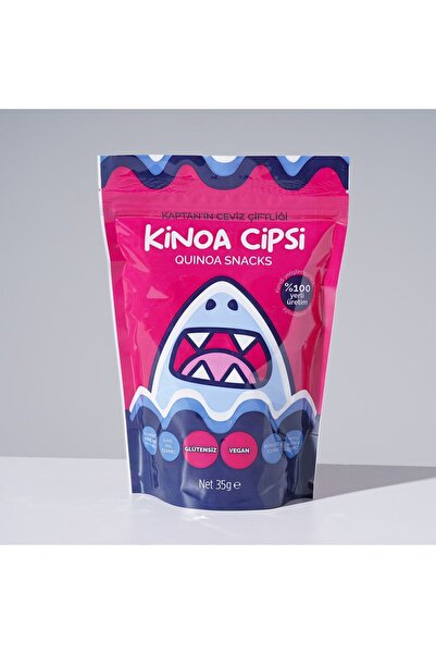 Kaptan`ın Ceviz Çiftliği Kinoa Cipsi 3 Adet Glütensiz Ve Vegan Sağlıklı Atıştırmalık 35 G - 3 Adet - Analizli