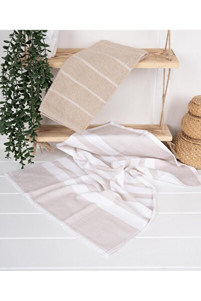 Baveno Saphir 2-piece 50x70 Cm Cotton Kitchen Towel and Towel Set