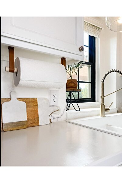 Bundera Deri Eşya Ve Kıyafet Tavan Askısı Duvar Rayı Çok Amaçlı Düzenleyici Askı 40 Cm