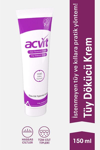 Acvit 150 Ml Cream Hair Remover