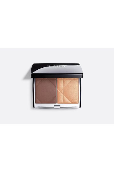 Dior Rouge Blush Colour Glow Shape & Highlight Duo mat ve parlak jel içerikli ve pudra dokulu