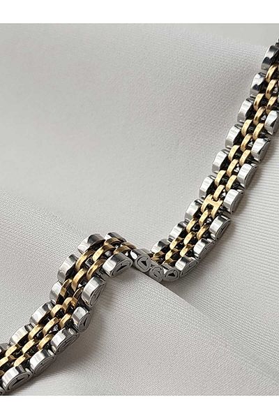 ZÜLİSCH Rolecks Model 2 - Steel Bracelet, 2 Colors - Gold and Silver