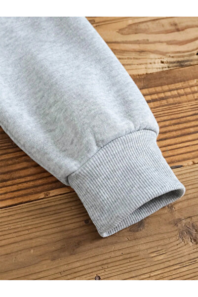 Revasser Unisex Kadın/Erkek Galaxy Renkli Özel Baskılı Pamuklu Oversize Kapüşonlu Sweatshirt