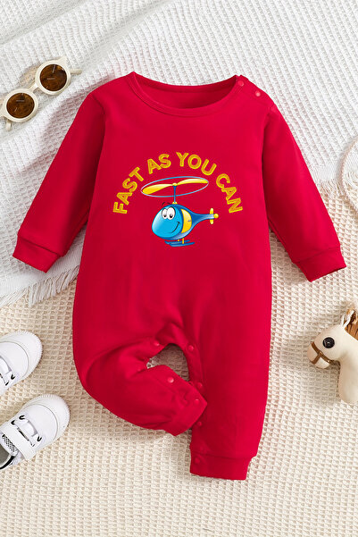 ADABEBEK Baby Boy Jumpsuit - Fast as You Can Style, Model 22192