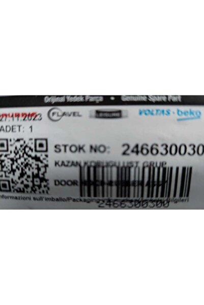 Arçelik Beko D/9122/E , D2/8101/E , D1/9122/E , D2/8102/E Çamaşır Mak Körük Lastiği GR 2466300300