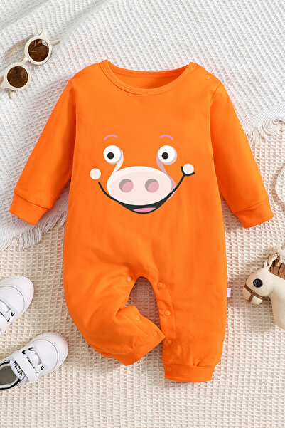 ADABEBEK جمبسوت أطفال لطيف مطبوع عليه أصدقاء - 20227