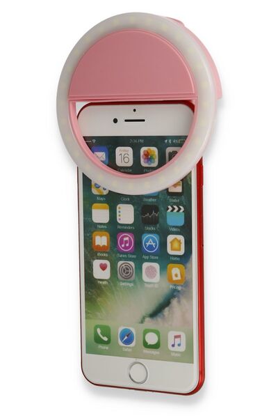 NewFace Youtuber Led Selfie Led Işıklı Telefon Tutucu 3 Kademeli 36 Led Makyaj Işığı Ring Light Usb Girişli