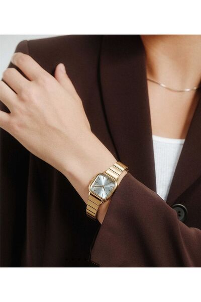 pullmarkt Elegant Serisi - Kare Çelik Kadın Kol Saati Genç Kol Saatleri