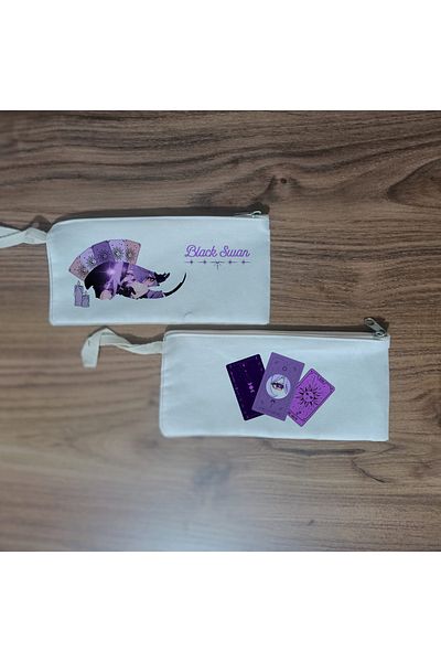 Kupabaskıcısı HSR Eidolon Series - Honkai Star Rail Black Swan Cloth Pen Holder