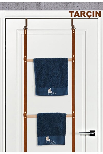 Bundera Banyo Mutfak Havlupan Havluluk Petek Duvar Ve Kapı Asacağı Deri Banyo Ayaklı El Havluluğu Askısı