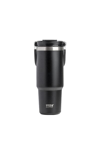 Tyeso Dailyneed 900ml Stainless Steel Thermos - Vacuum, Two-layer, Black