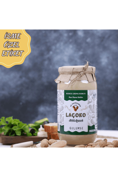 LAÇOKO 1kg Isme Özel Şekersiz,saf,katkısız,glutensiz,vegan,doğal Az Kavrulmuş...