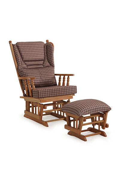 REYSA MOBİLYA RELAX SALLANAN SANDALYE KAZ BORDO