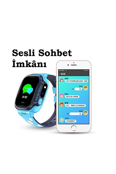 JetTeknolojim Kameralı Sim Kart Takılabilir Çocuk Akıllı Saati Akıllı Çocuk S...