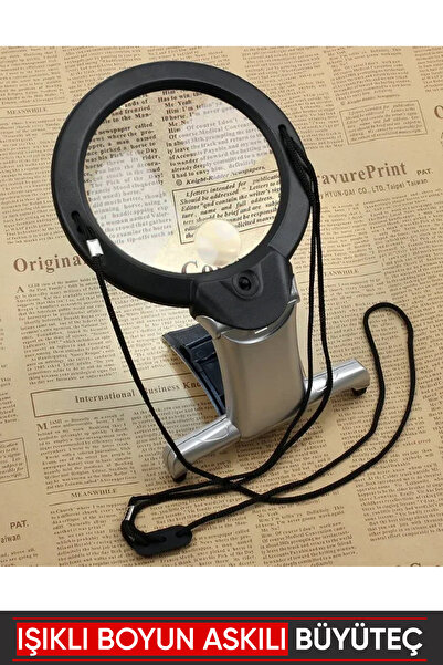 Dytac Boyuna Asılabilir Işıklı Büyüteç