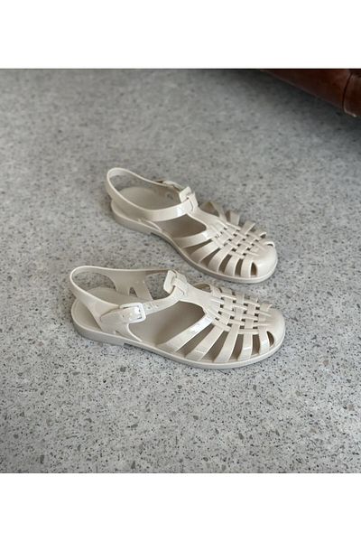 MYVOLANTE Jelly Beige Women's Pool/Sea Sandals