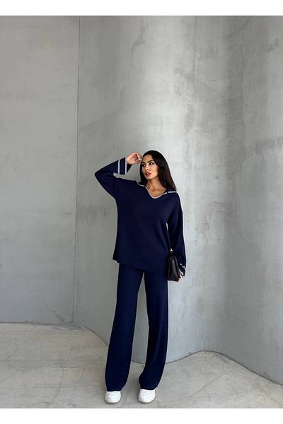LorahButik Catia Knitwear Sweater and Trousers Set