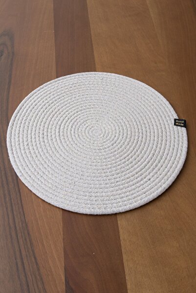 ARMİDA CONCEPT 6 قطع من طبق الجوت الأبيض / طبق تقديم لوكس للخدمة الأمريكية