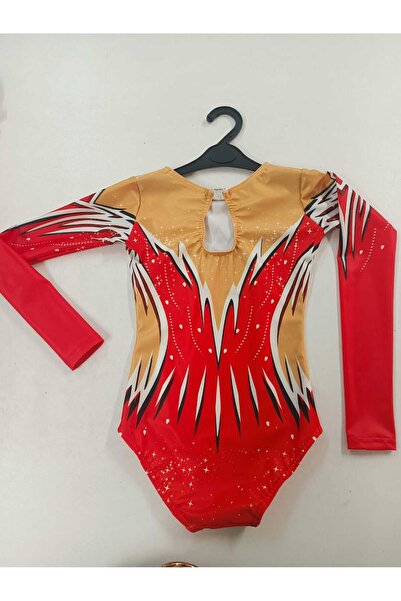 Rhytmine CD-49 Baskılı Cimnastik Mayo