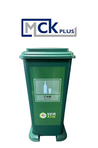 MCK Plus Πλαστικός κάδος ανακύκλωσης πολυτελείας 70 λίτρων Κάδος ανακύκλωσης / Κάδος μηδενικών απορριμμάτων Ένας ποιότητας