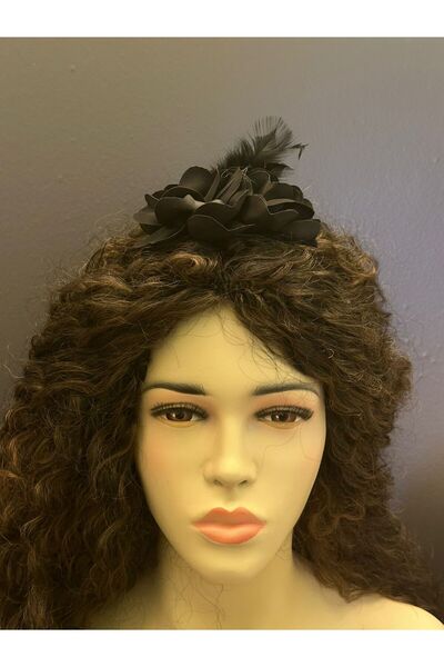 Gönülden Tasarım Black Tug - Accesoriu pentru mâini și păr cu detalii de piatră