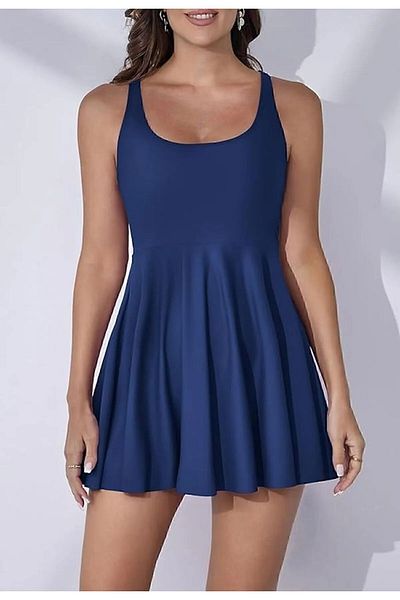 segiza Φόρεμα μαγιό Navy Blue Lycra United Shorts
