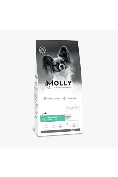 Molly Hypoallergenic Derma Care Küçük Irk Somonlu Yetişkin Köpek Maması 2 kg