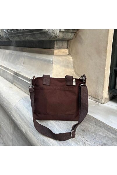 Sowa Collection Kanvas çanta astarlı mıknatıslı çıt çıtlı çıkarılabilir askıl...