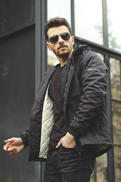 Oksit Παλτό Bondichk Furry Water Resistant Slim Fit