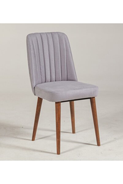 REYSA MOBİLYA Sembol Sandalye Ceviz Soho Gri